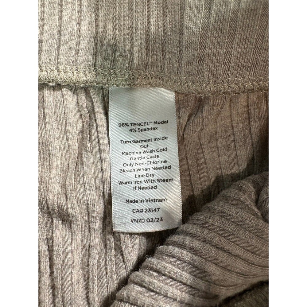 Haven Well Within Ribbed Knit Jogger Pants Loungewear Women's Size XS Gray - Picture 7 of 8